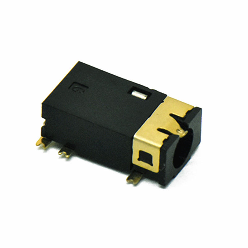 早教機(jī)耳機(jī)貼片3.5mm耳機(jī)插座六腳全金接口