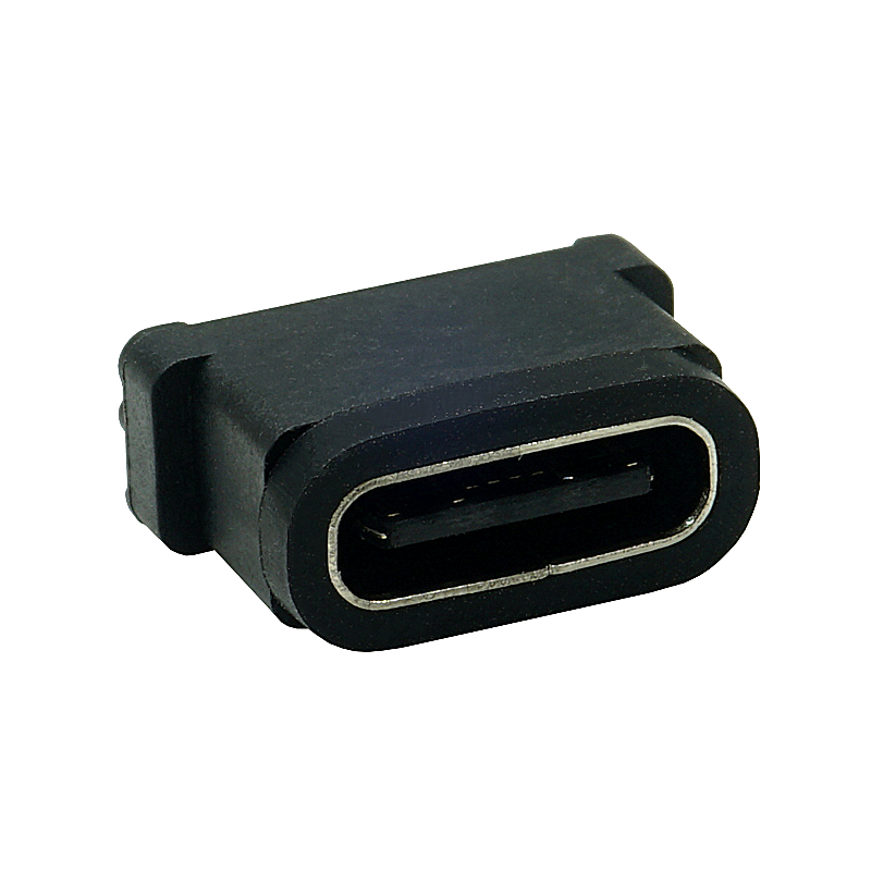 TYPE C母座防水立式防水16PIN高7.85防水等級(jí)IPX8